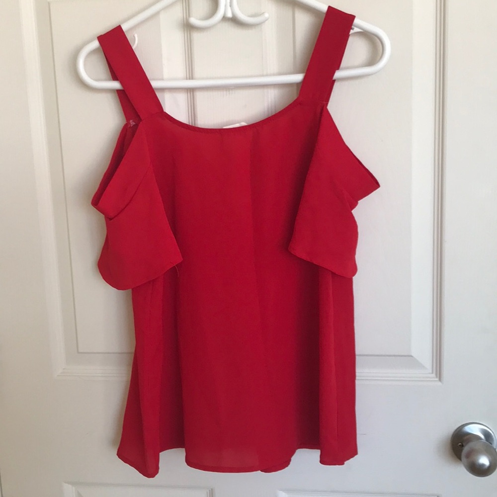 Sienna Sky Ruffled-sleeve top - Picture 2 of 6